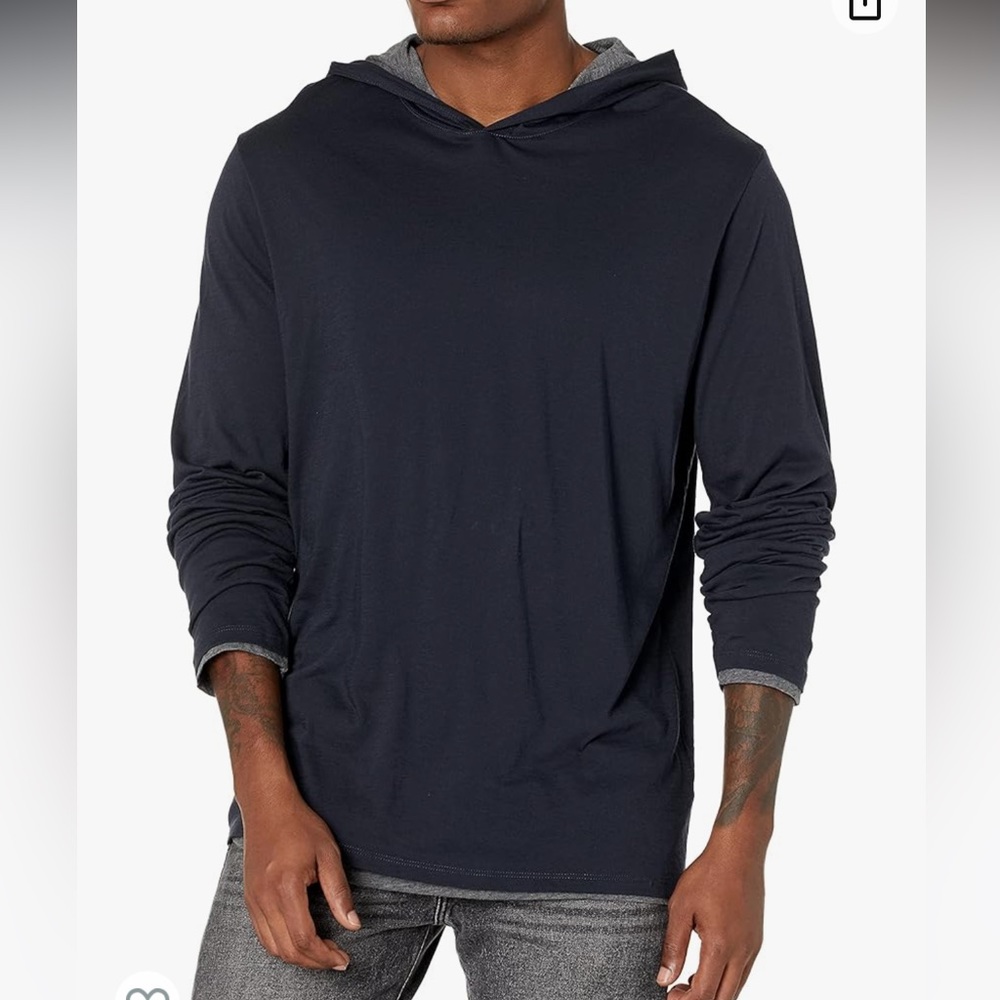 Vince Men’s double layered 100% Pima cotton hoodie XXL